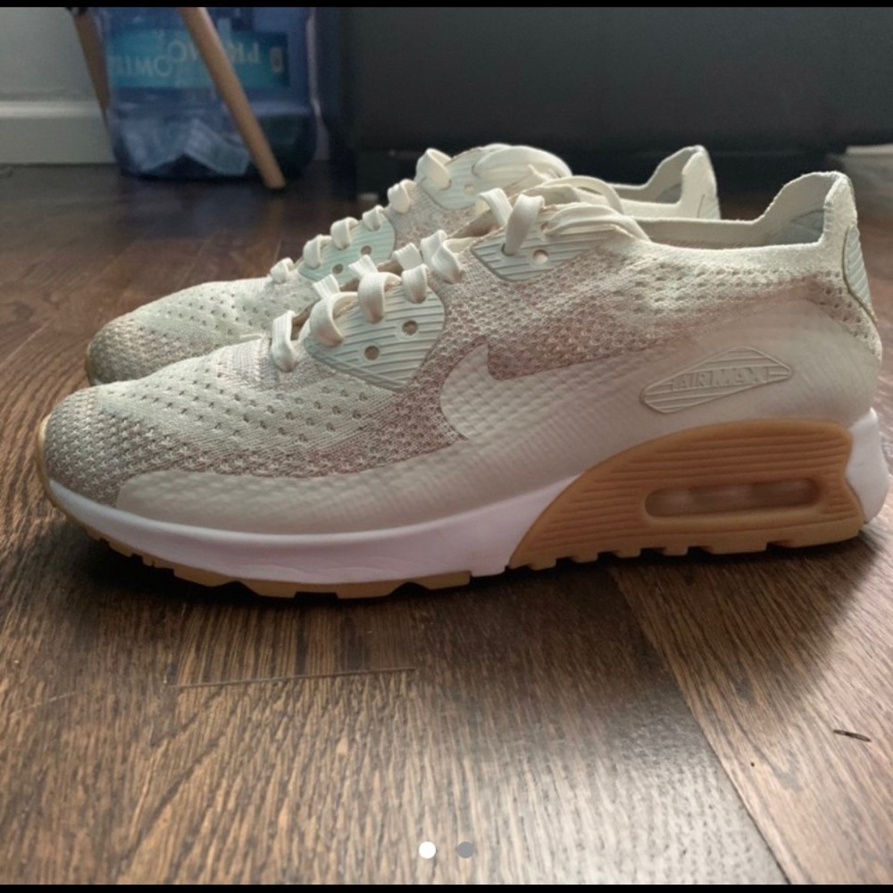 NIKE AIRMAX 90 FLYKNIT 2.0 COLOR SAIL WOMEN SIZE 7